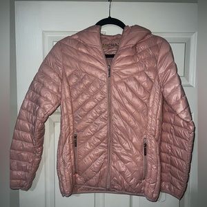 Michael Kors Women's Hooded Packable Down Puffer Jacket